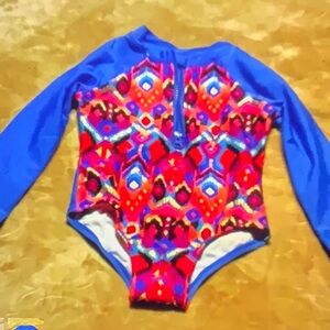 Art Class Long Sleeve Leotard Girls XS 4/5 NWOT SW-15